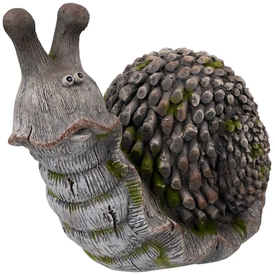 15" Slowpoke Snail Outdoor Garden Statue
